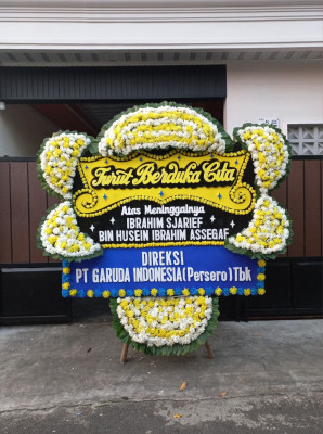 Papan Bunga Duka di Tanjung Pura