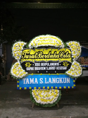 Papan Bunga Duka di Tanjung Pura