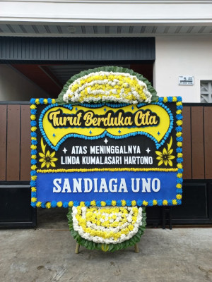 Papan Bunga Duka di Tanjung Pura